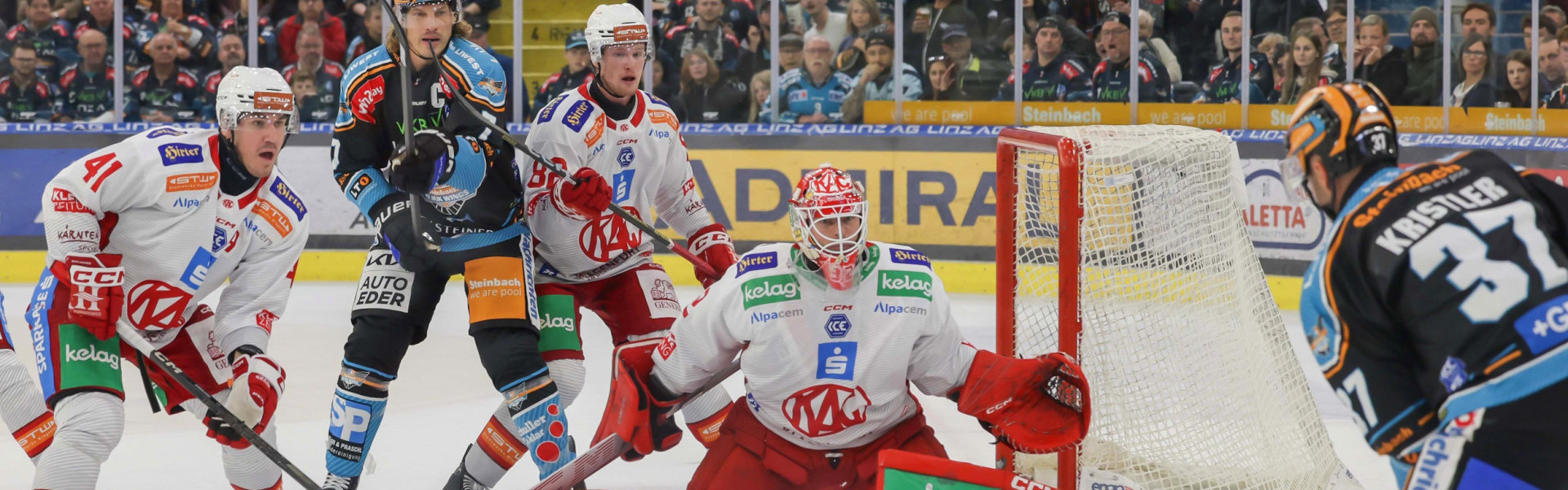 Die Rotjacken reisen am Freitag nach Oberösterreich, um die Halbfinalserie gegen die Black Wings Linz auszugleichen