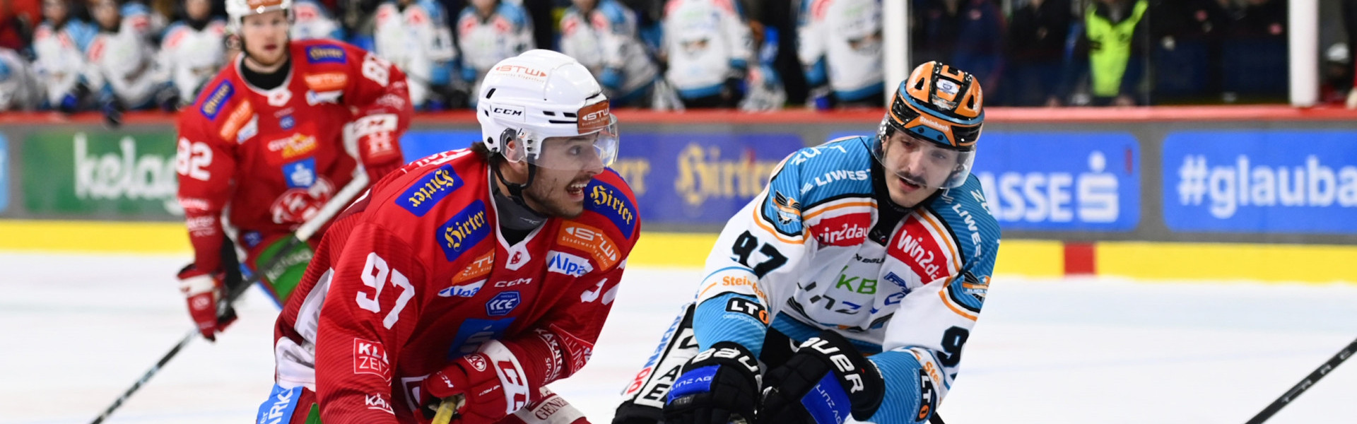 Fabian Hochegger gab nach seiner Verletzungspause ein starkes Comeback und verbuchte zwei Scorerpunkte