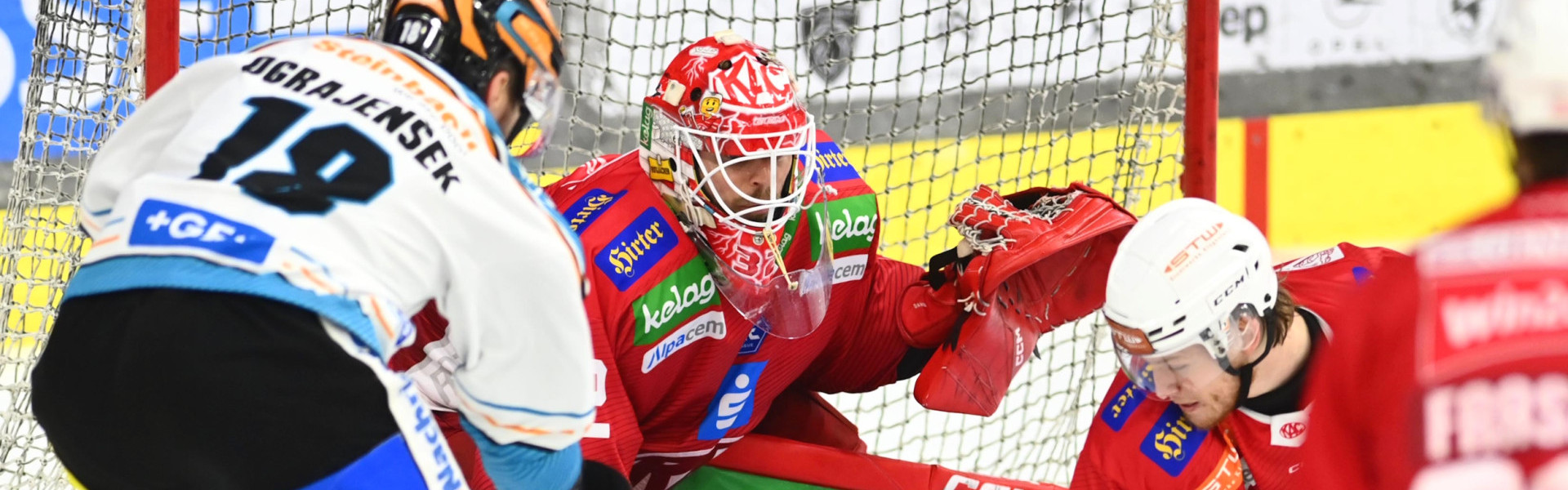 Die Rotjacken wollen die Halbfinalserie gegen die Black Wings Linz am Dienstag auf eigenem Eis zu einem erfolgreichen Abschluss bringen