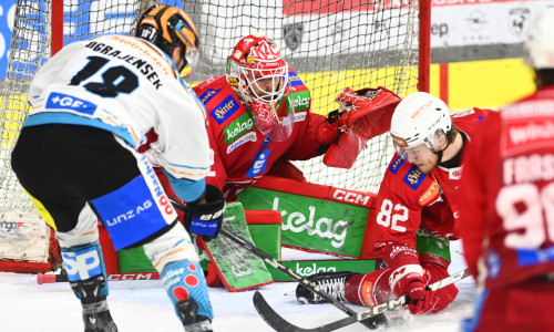 Die Rotjacken wollen die Halbfinalserie gegen die Black Wings Linz am Dienstag auf eigenem Eis zu einem erfolgreichen Abschluss bringen