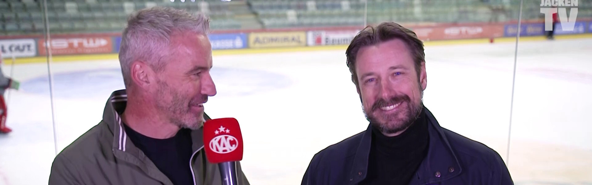 Joschi Peharz und Marc Brabant stimmen mit der ersten Ausgabe des Finalmagazins auf die morgen Freitag beginnende Endspielserie gegen Salzburg ein