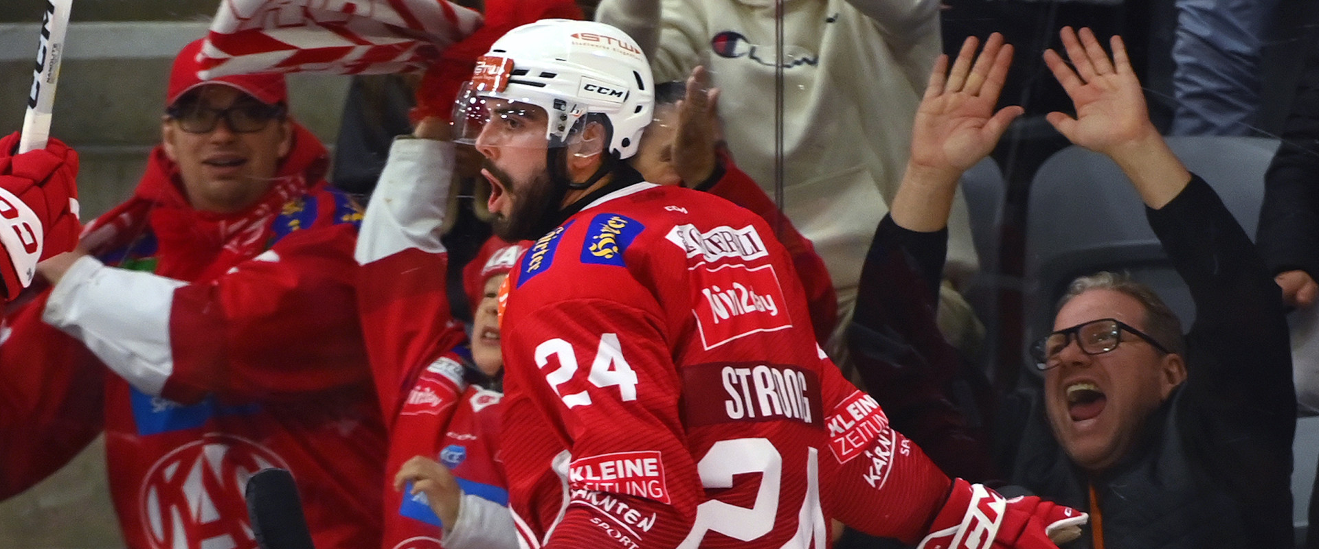 Steven Strong verlässt den EC-KAC nach zehn Jahren und 578 Einsätzen in Bewerbsspielen