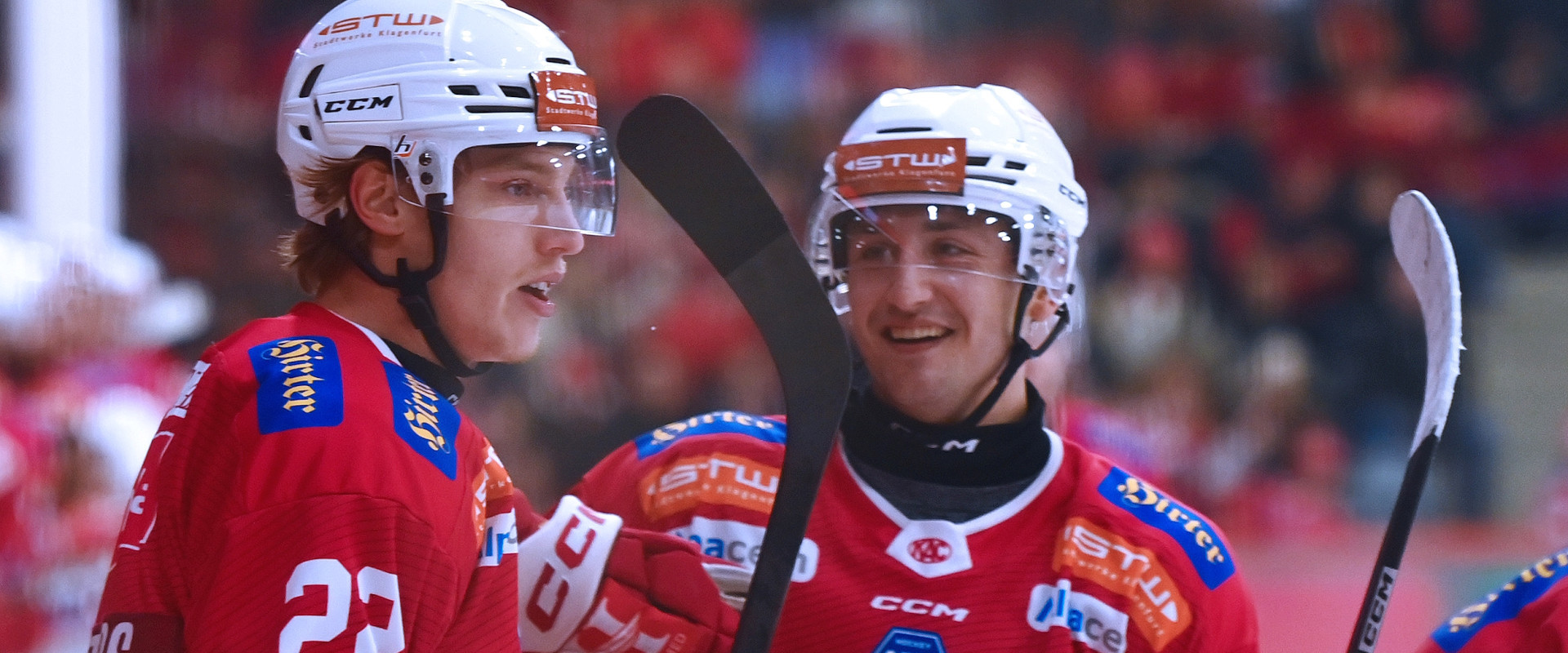 Senna Peeters und Nick Pastujov verlassen den EC-KAC im Sommer wieder