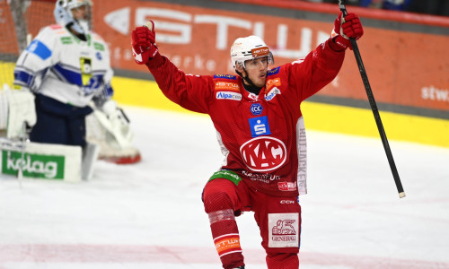 Simeon Schwinger erzielte in der abgelaufenen Saison 13 Ligatore für den EC-KAC