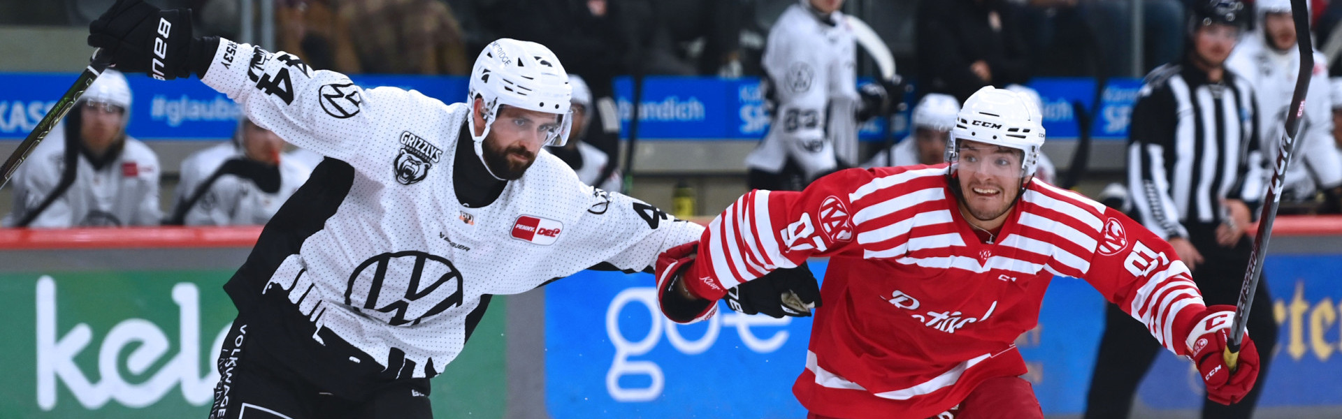 Die Grizzlys Wolfsburg sind wie 2023 und 2024 auch in der Pre-Season 2025 in Klagenfurt zu Gast