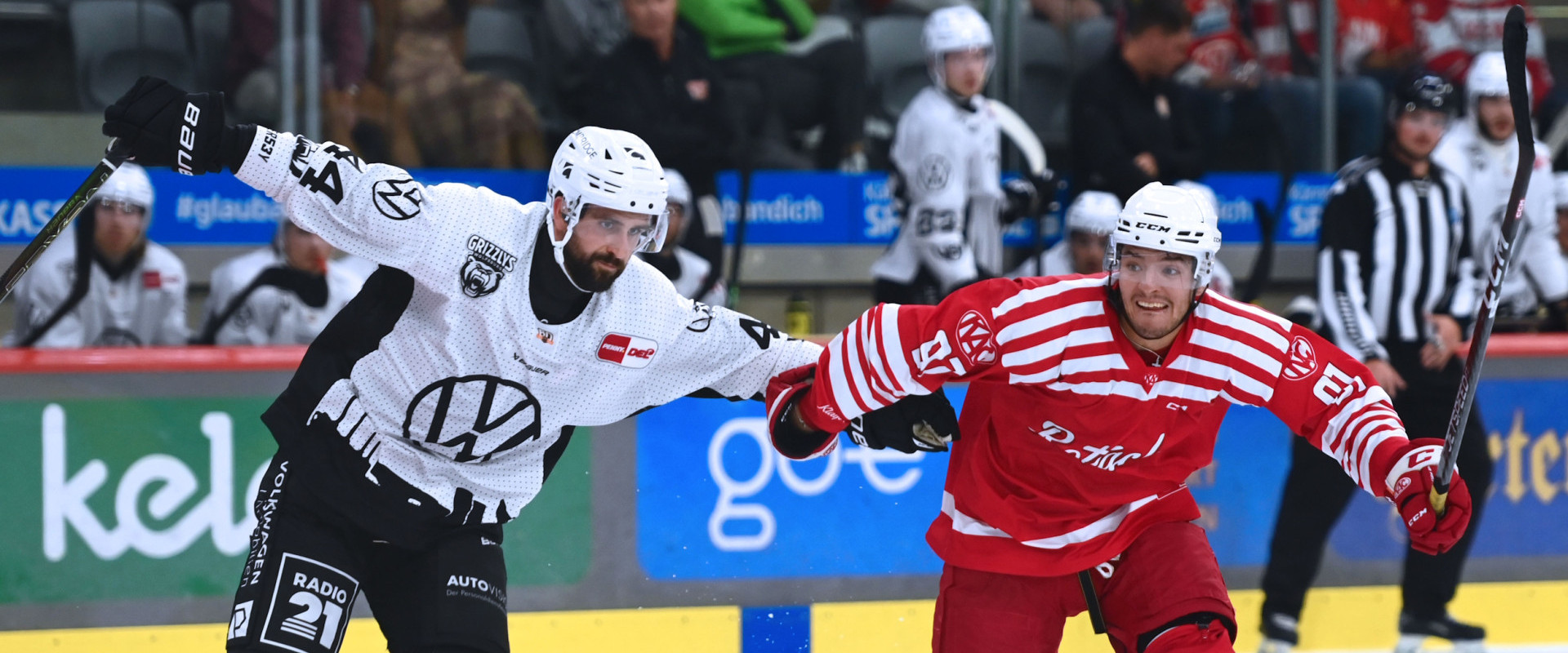 Die Grizzlys Wolfsburg sind wie 2023 und 2024 auch in der Pre-Season 2025 in Klagenfurt zu Gast