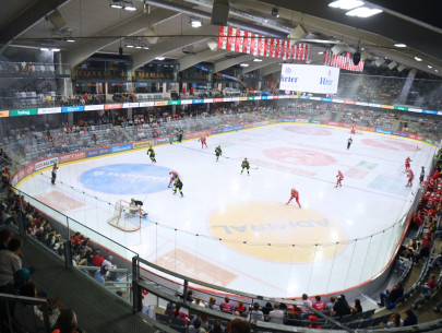 Gute Kulisse für ein Testspiel: 1.776 Fans kamen am Freitag in die Heidi Horten-Arena