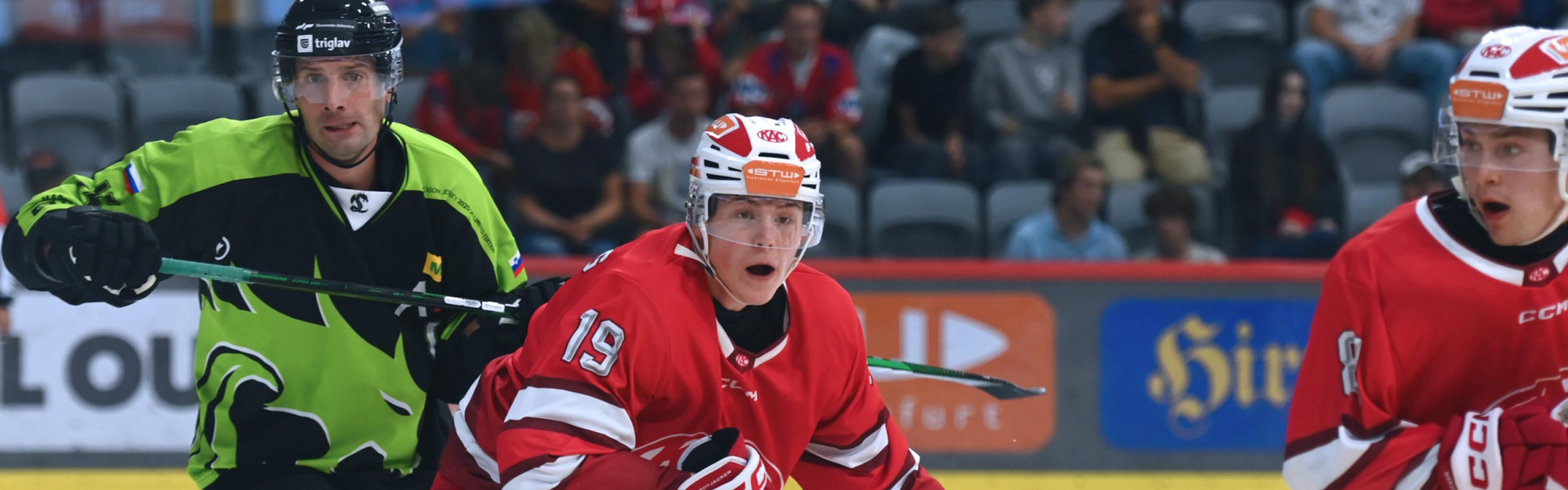 David Waschnig erzielte das erste Saisontor der Rotjacken