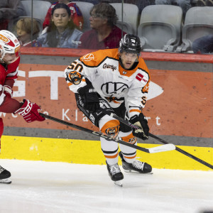 Der Südtiroler Julius Ramoser gehörte am Mittwoch zu den auffälligsten Akteuren am Eis Der Südtiroler Julius Ramoser gehörte am Mittwoch zu den auffälligsten Akteuren am Eis