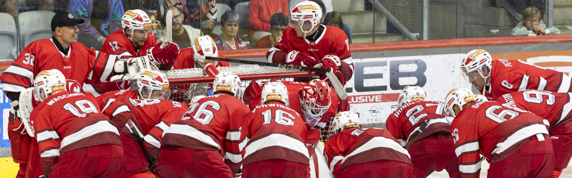 Die Rotjacken beschließen ihr Testspielprogramm am Sonntag in Kapfenberg