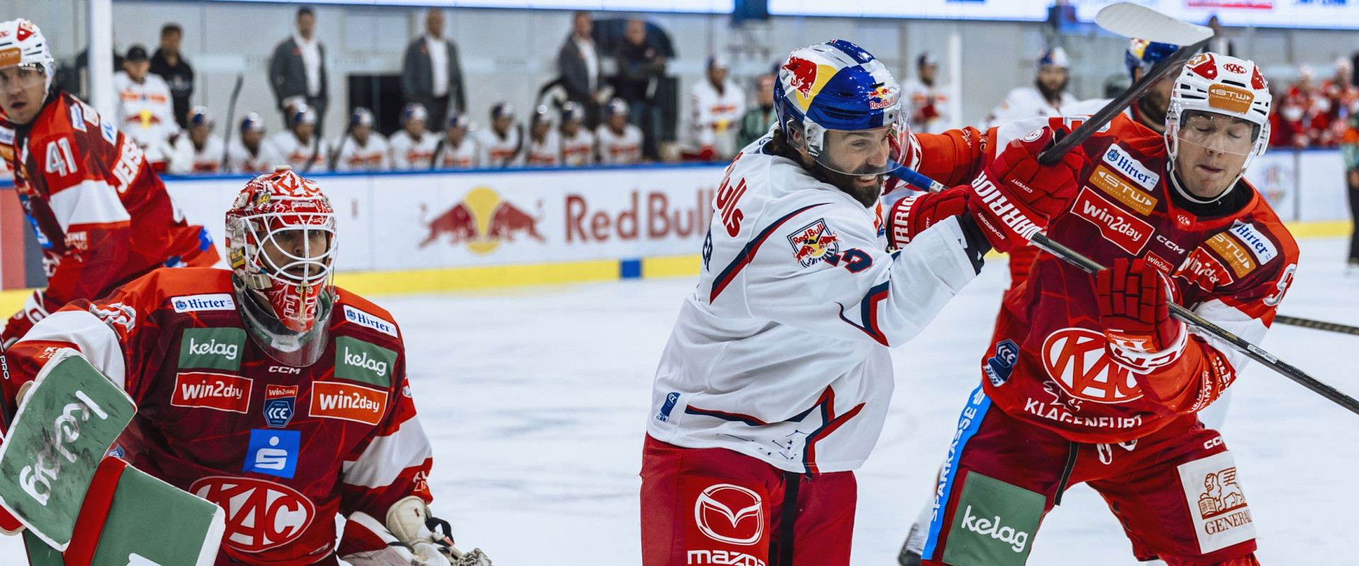 Der EC-KAC musste sich am Sonntag in Salzburg mit 1:4 geschlagen geben