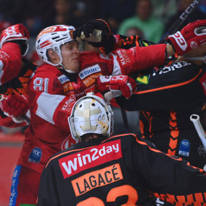 Harte Bandagen zwischen dem EC-KAC und den Graz99ers Harte Bandagen zwischen dem EC-KAC und den Graz99ers