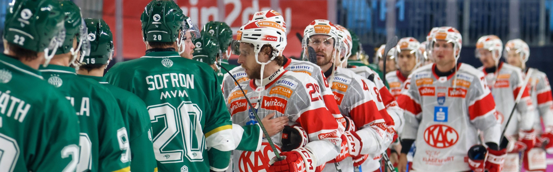 Die Rotjacken empfangen am Sonntag erstmals seit über 48 Jahren wieder Ferencváros Budapest in Klagenfurt