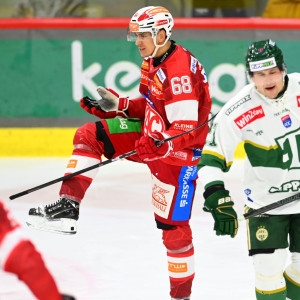 Luka Gomboc erzielte das 2:0 und damit seinen dritten Saisontreffer Luka Gomboc erzielte das 2:0 und damit seinen dritten Saisontreffer