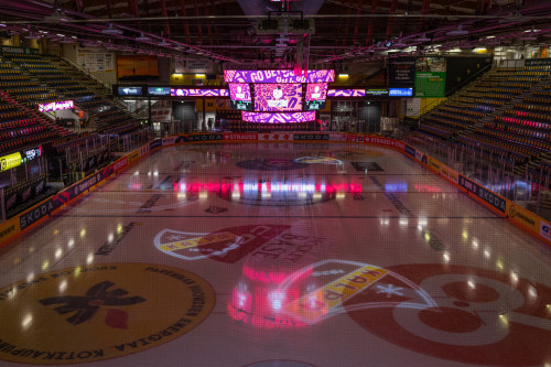 Die Olvi Areena in Kuopio ist Schauplatz des sechsten CHL-Saisonspiels der Rotjacken