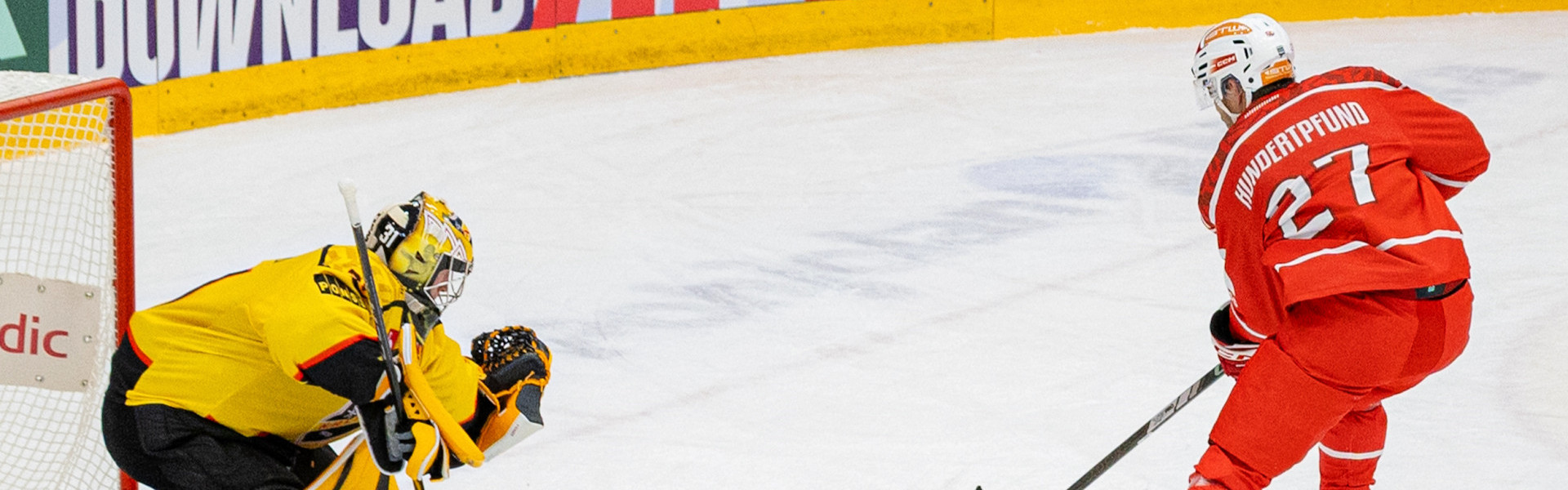 Thomas Hundertpfund erzielte den letzten CHL-Treffer der Rotjacken in der Saison 2025/26