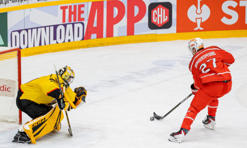 Thomas Hundertpfund erzielte den letzten CHL-Treffer der Rotjacken in der Saison 2025/26