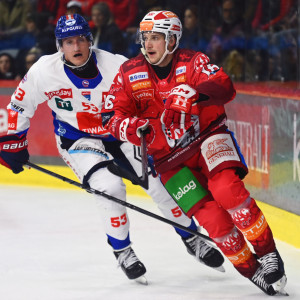 Simeon Schwinger traf erneut, mit nun acht Ligaspieltreffern ist er aktuell der erfolgreichste KAC-Torjäger der Saison