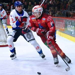 Finn van Ee stellte auch gegen Innsbruck seine gute Form der letzten Wochen unter Beweis, er erzielte den Treffer zum 3:1 Finn van Ee stellte auch gegen Innsbruck seine gute Form der letzten Wochen unter Beweis, er erzielte den Treffer zum 3:1