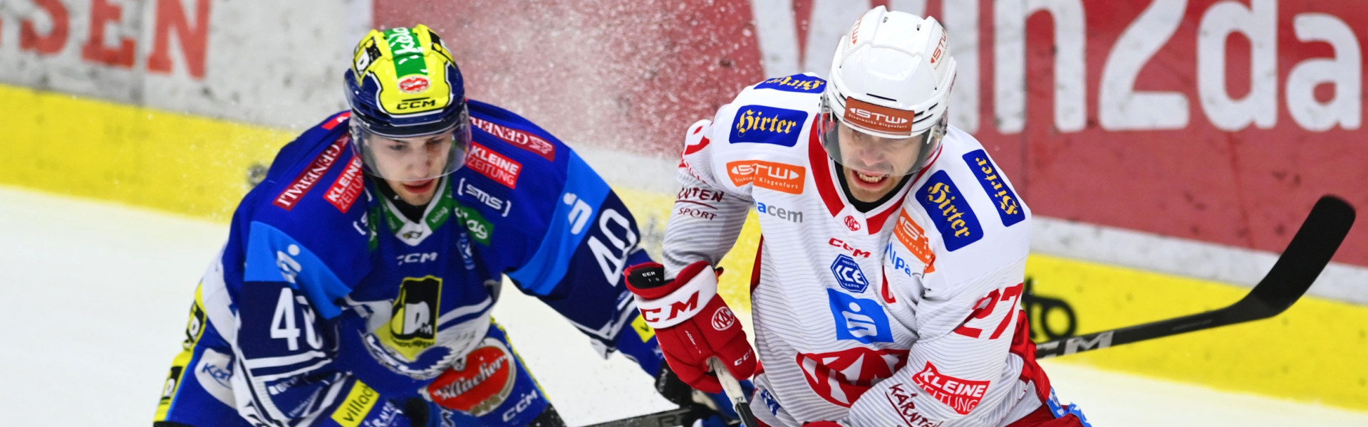 KAC-Kapitän Thomas Hundertpfund absolviert am Freitag sein bereits 89. Kärntner Derby im Trikot der Rotjacken