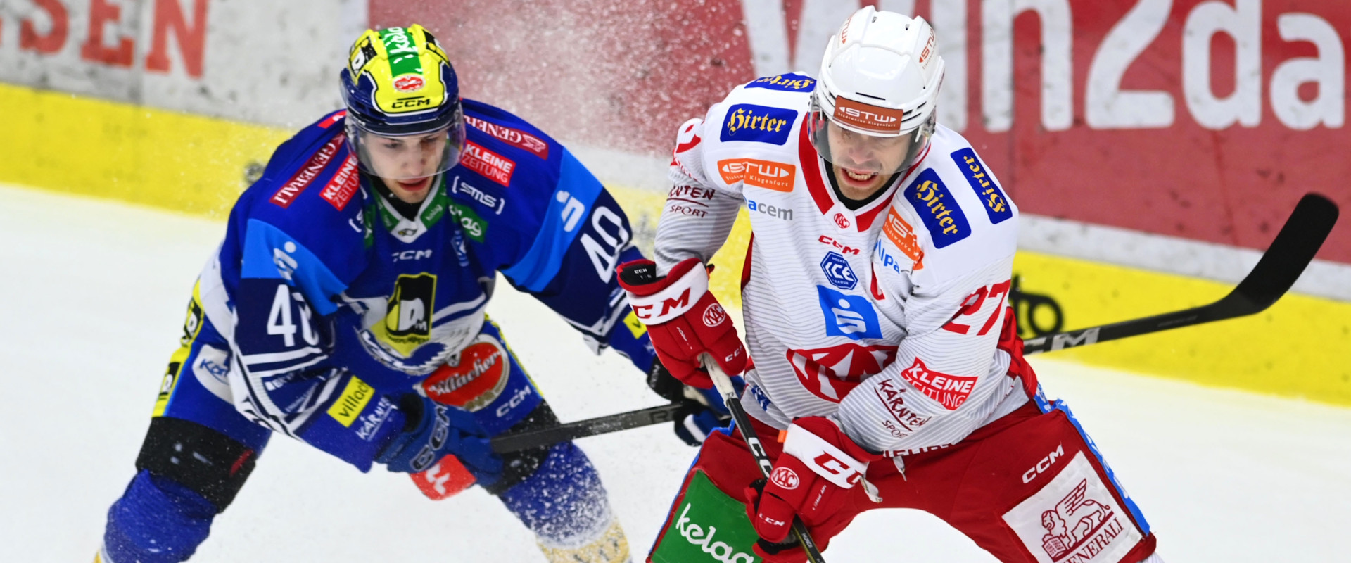 KAC-Kapitän Thomas Hundertpfund absolviert am Freitag sein bereits 89. Kärntner Derby im Trikot der Rotjacken