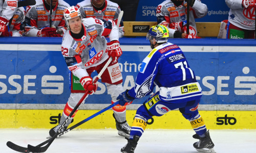 Thimo Nickl und die Rotjacken kassierten im ersten Saisonduell mit dem EC VSV eine 3:5-Niederlage