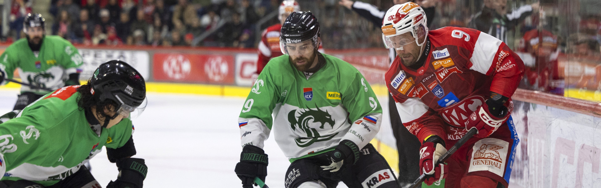 Im ersten Saisonduell mit Olimpija unterlag der EC-KAC nach dreimaliger Führung im Penaltyschießen