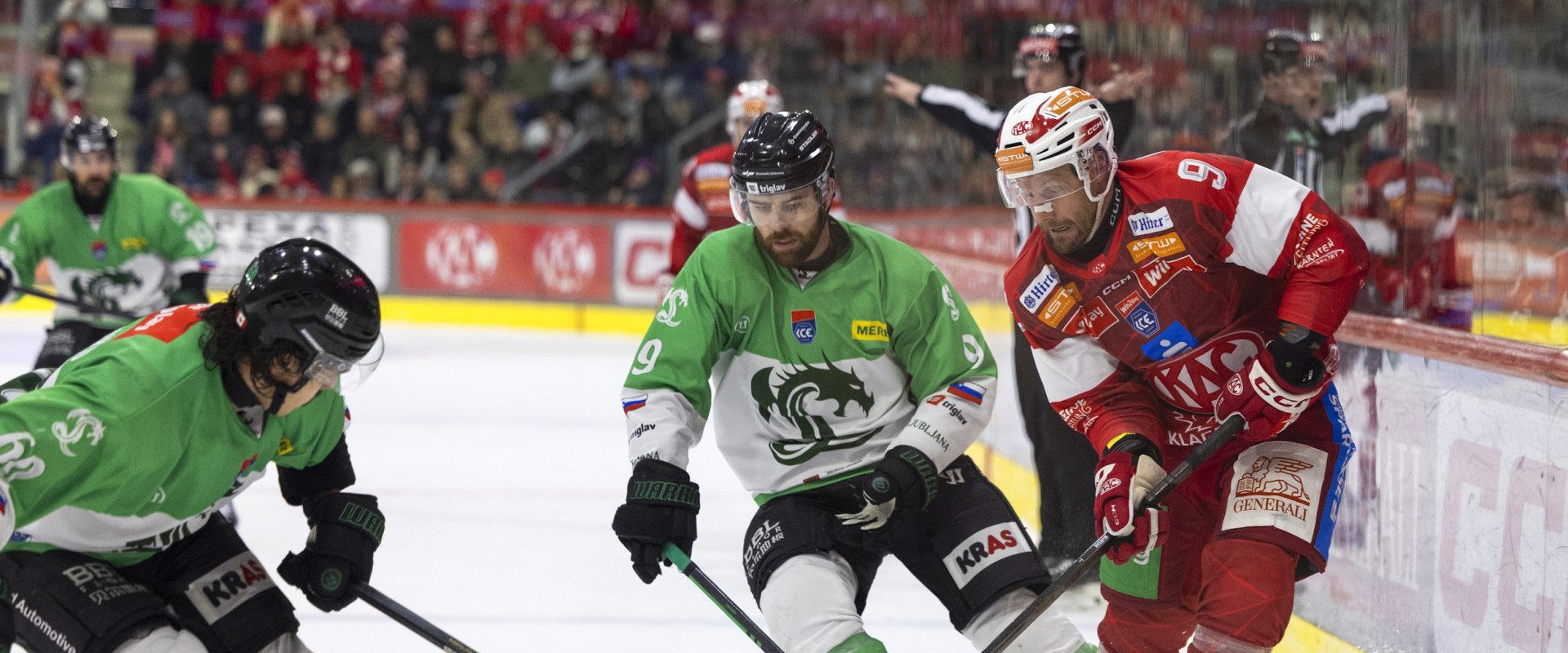 Im ersten Saisonduell mit Olimpija unterlag der EC-KAC nach dreimaliger Führung im Penaltyschießen