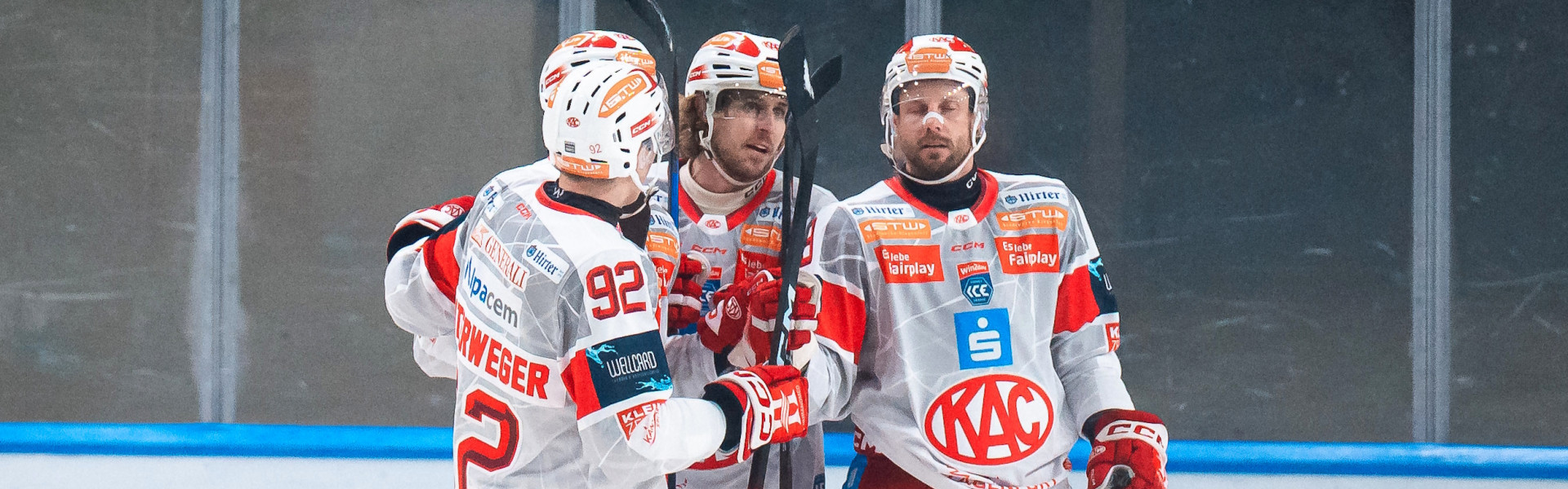 Die Rotjacken konnten am Sonntag in Ljubljana über drei Powerplay-Treffer und drei Punkte jubeln