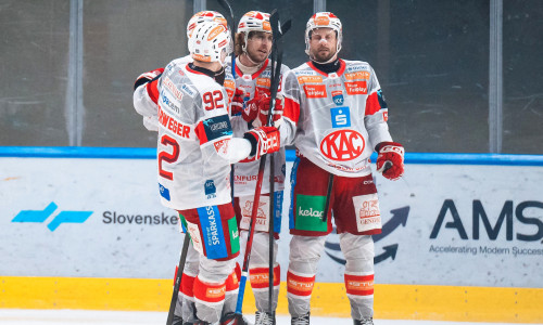 Die Rotjacken konnten am Sonntag in Ljubljana über drei Powerplay-Treffer und drei Punkte jubeln