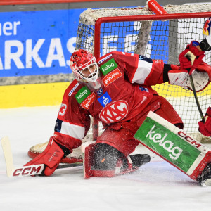 Florian Vorauer zeigte gegen Salzburg ein gutes Spiel, musste aber vier Mal hinter sich greifen