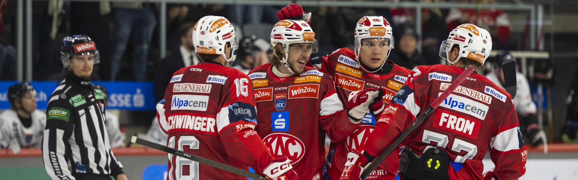 Die Rotjacken konnten im Heimspiel gegen die Pioneers Vorarlberg über sechs Treffer jubeln