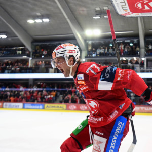 Mathias From verbuchte gegen Villach einen Hattrick und avancierte natürlich zum Spieler des Abends Mathias From verbuchte gegen Villach einen Hattrick und avancierte natürlich zum Spieler des Abends