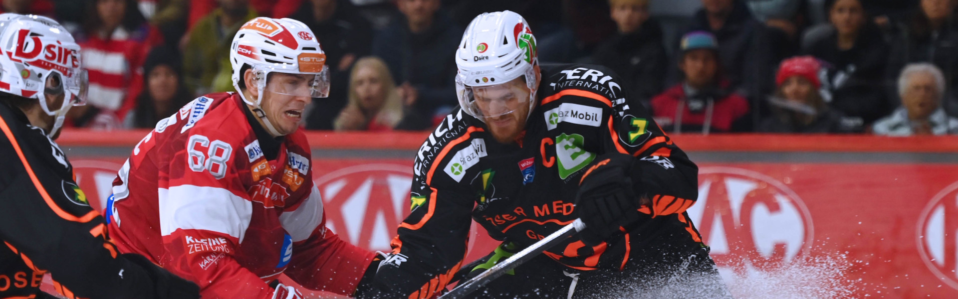 Luka Gomboc kehrt gegen die Graz99ers wieder in das Lineup der Rotjacken zurück