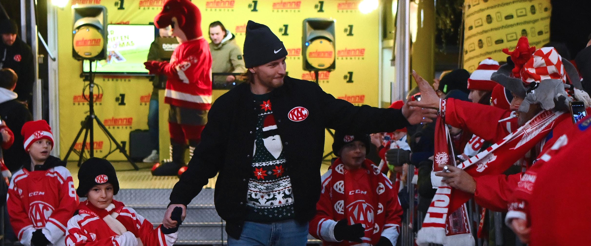 David Maier und die Rotjacken werden am Freitag wieder das Bad in der Menge genießen