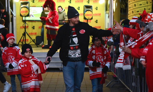 David Maier und die Rotjacken werden am Freitag wieder das Bad in der Menge genießen