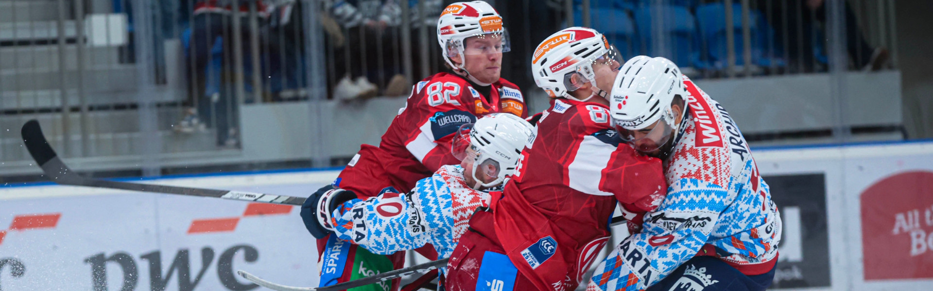 Der EC-KAC kehrte am Mittwoch mit einem 6:3-Erfolg bei Fehérvár AV19 an die Tabellenspitze zurück