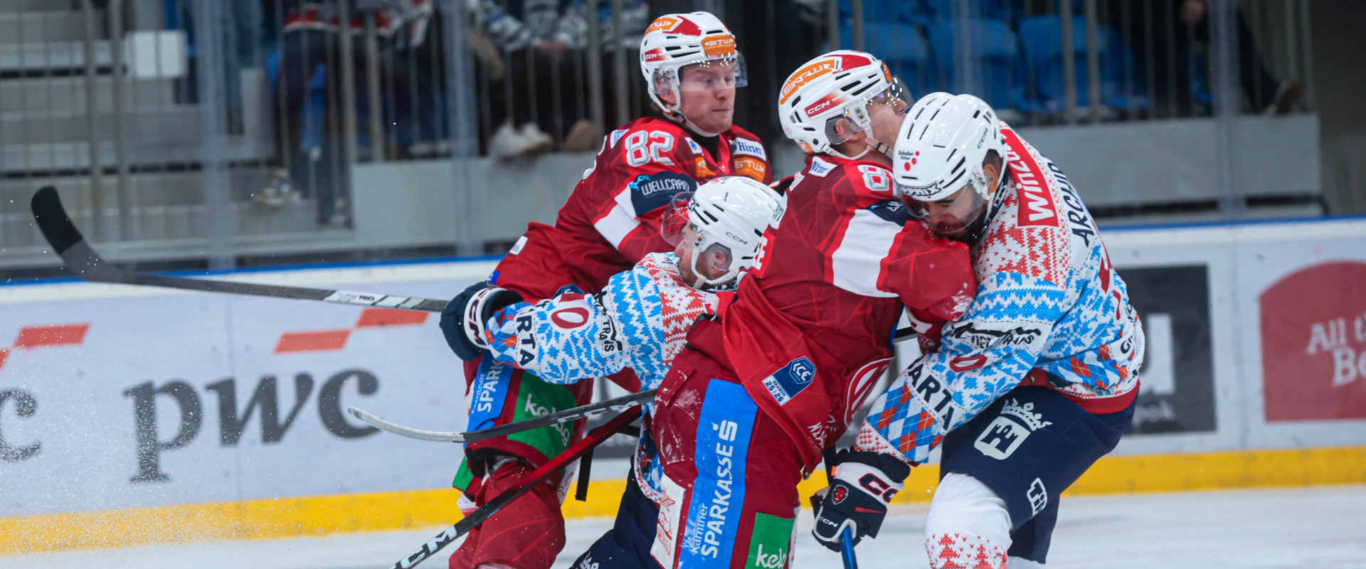 Der EC-KAC kehrte am Mittwoch mit einem 6:3-Erfolg bei Fehérvár AV19 an die Tabellenspitze zurück