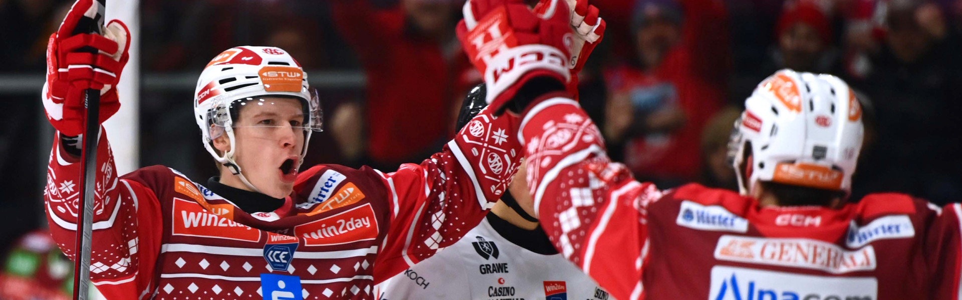 Tobias Sablattnig, neuerlich als Stürmer aufgeboten, erzielte gegen die Pioneers seinen zweiten Saisontreffer