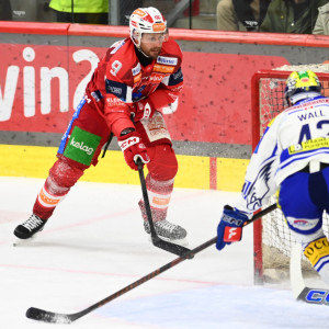 Mit einem feinen Wraparound schnürte Jan Muršak bereits im ersten Abschnitt seinen Doppelpack