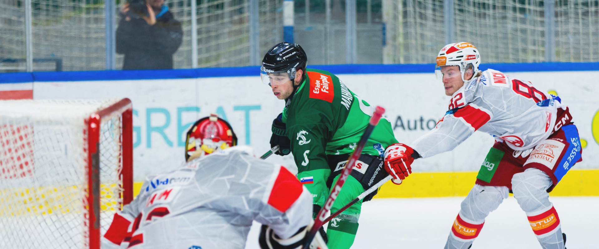 Nach 14 Spielen mit Punktgewinnen gegen Olimpija hintereinander gingen die Rotjacken am Dienstag zum ersten Mal wieder leer aus.