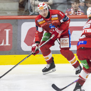 Nick Petersen war in Minute 42 im Pech, als sein Rückhandschuss nur an der Stange landete Nick Petersen war in Minute 42 im Pech, als sein Rückhandschuss nur an der Stange landete