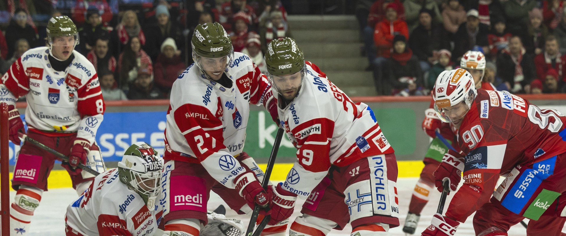 Der HCB Südtirol gewann am Donnerstagabend auch sein zweites Saisonspiel auf Klagenfurter Eis