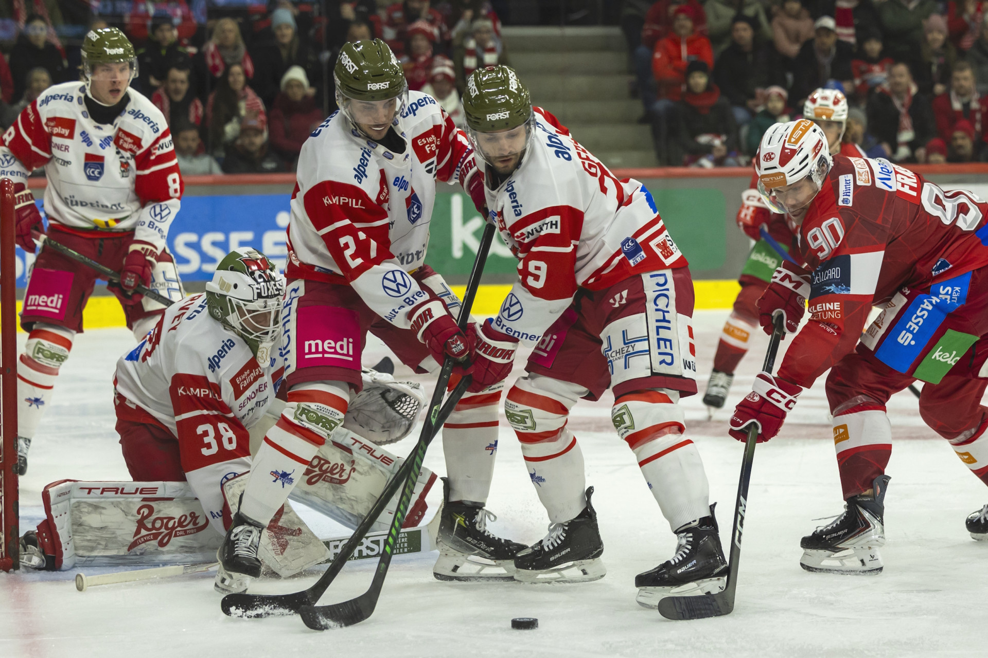 Der HCB Südtirol gewann am Donnerstagabend auch sein zweites Saisonspiel auf Klagenfurter Eis