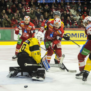 Finn van Ee schrammte im Powerplay spät im dritten Abschnitt knapp an der Vorentscheidung für sein Team vorbei