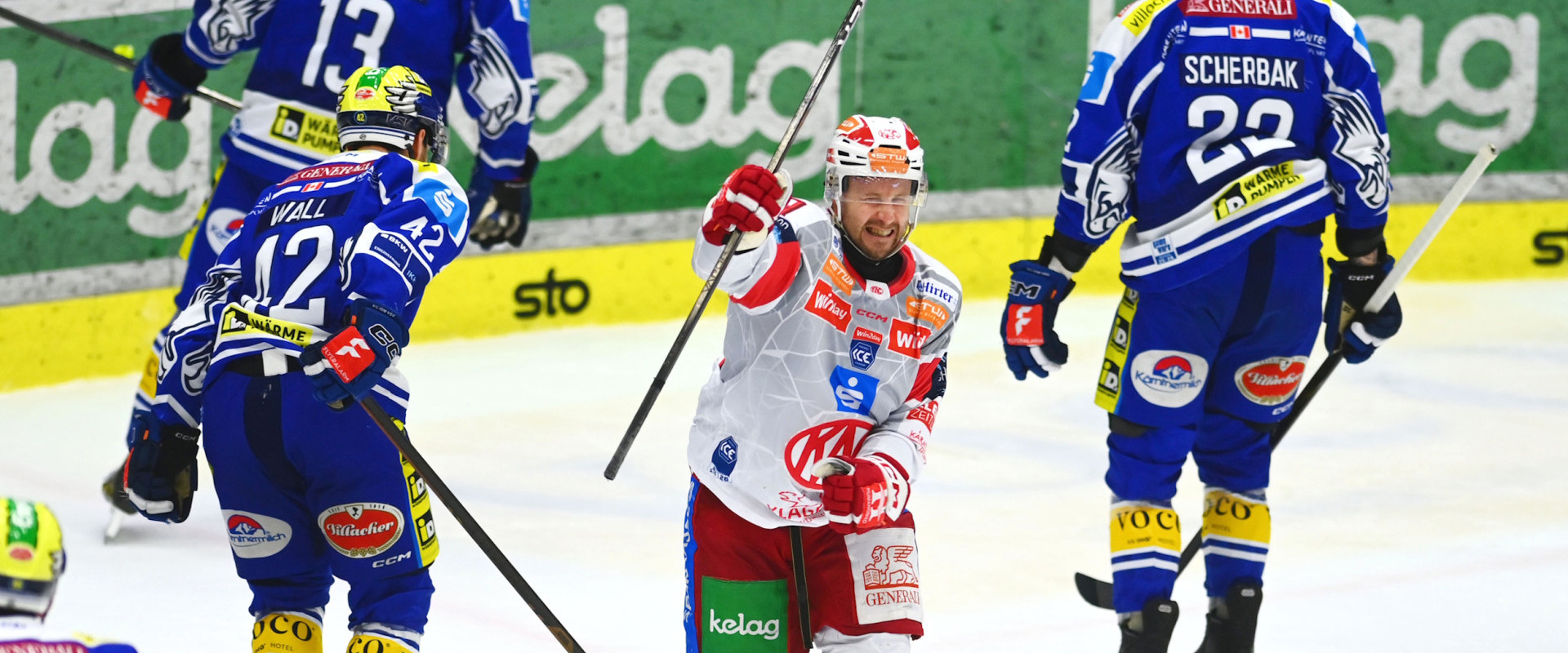 111 Sekunden vor dem Ende schoss Jan Muršak den EC-KAC mit seinem vierten Derbytor der Saison zum Sieg in Villach