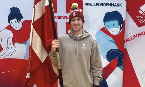 Jesper Jensen Aabo wurde am Montag als Fahnenträger Dänemarks bei den Olympischen Winterspielen 2026 vorgestellt