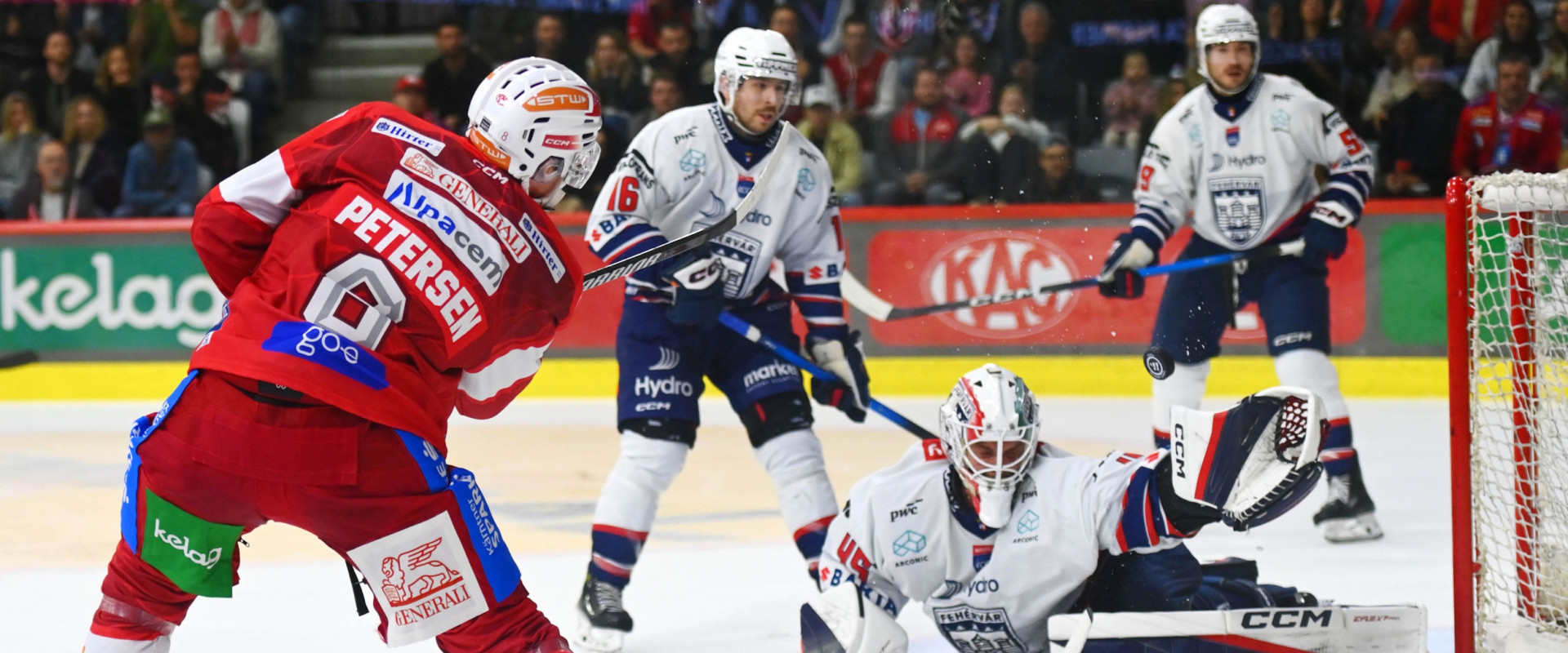 Die Rotjacken treffen zum vierten Mal in der laufenden Saison auf Fehérvár AV19