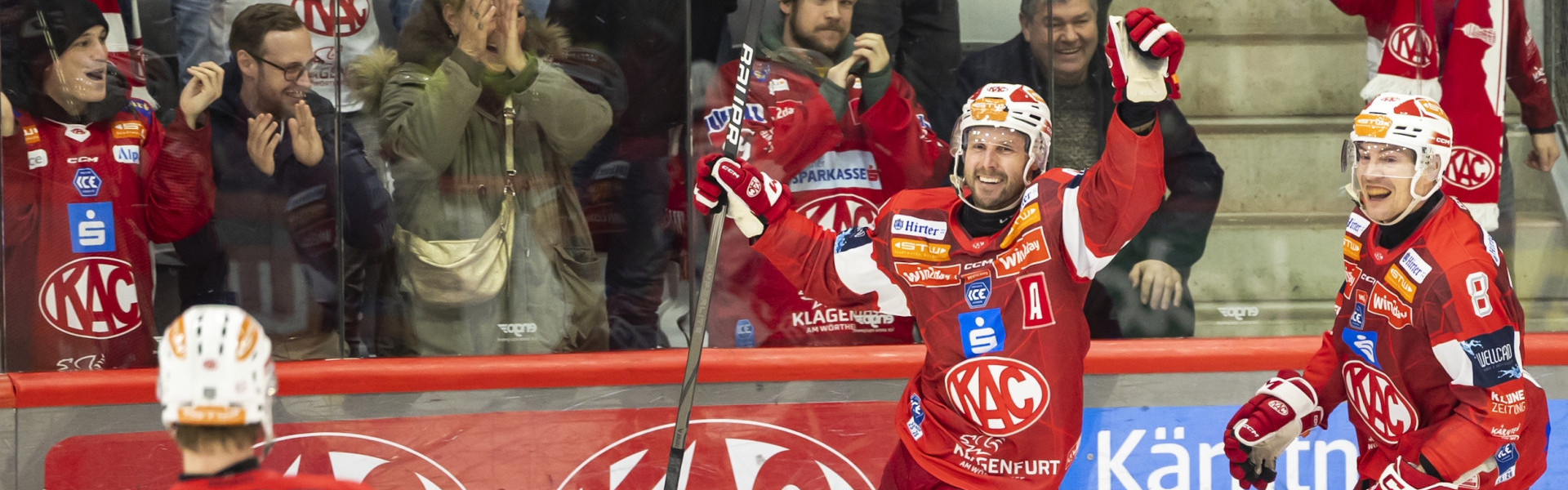 Jan Muršak entschied die Overtime und damit das Heimspiel gegen Fehérvár AV19 zu Gunsten des EC-KAC