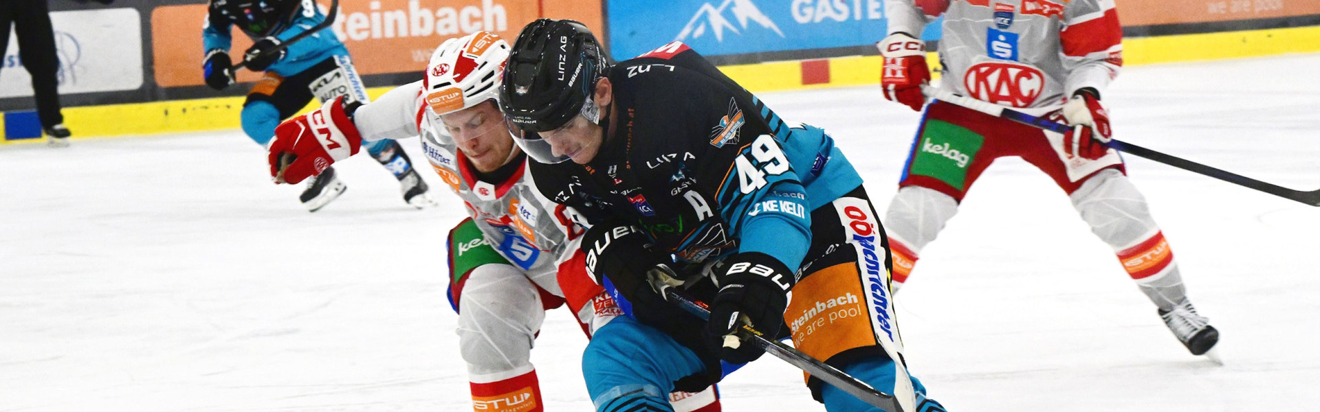 Die Rotjacken treffen am Sonntag auf die Black Wings Linz, die sie in den beiden bisherigen Saisonduellen jeweils knapp besiegen konnten